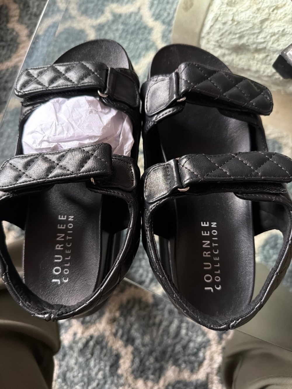 Journey Collection footbed sandals